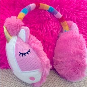 🌸Plush Ear Muffs🌸 - Rainbow Unicorn